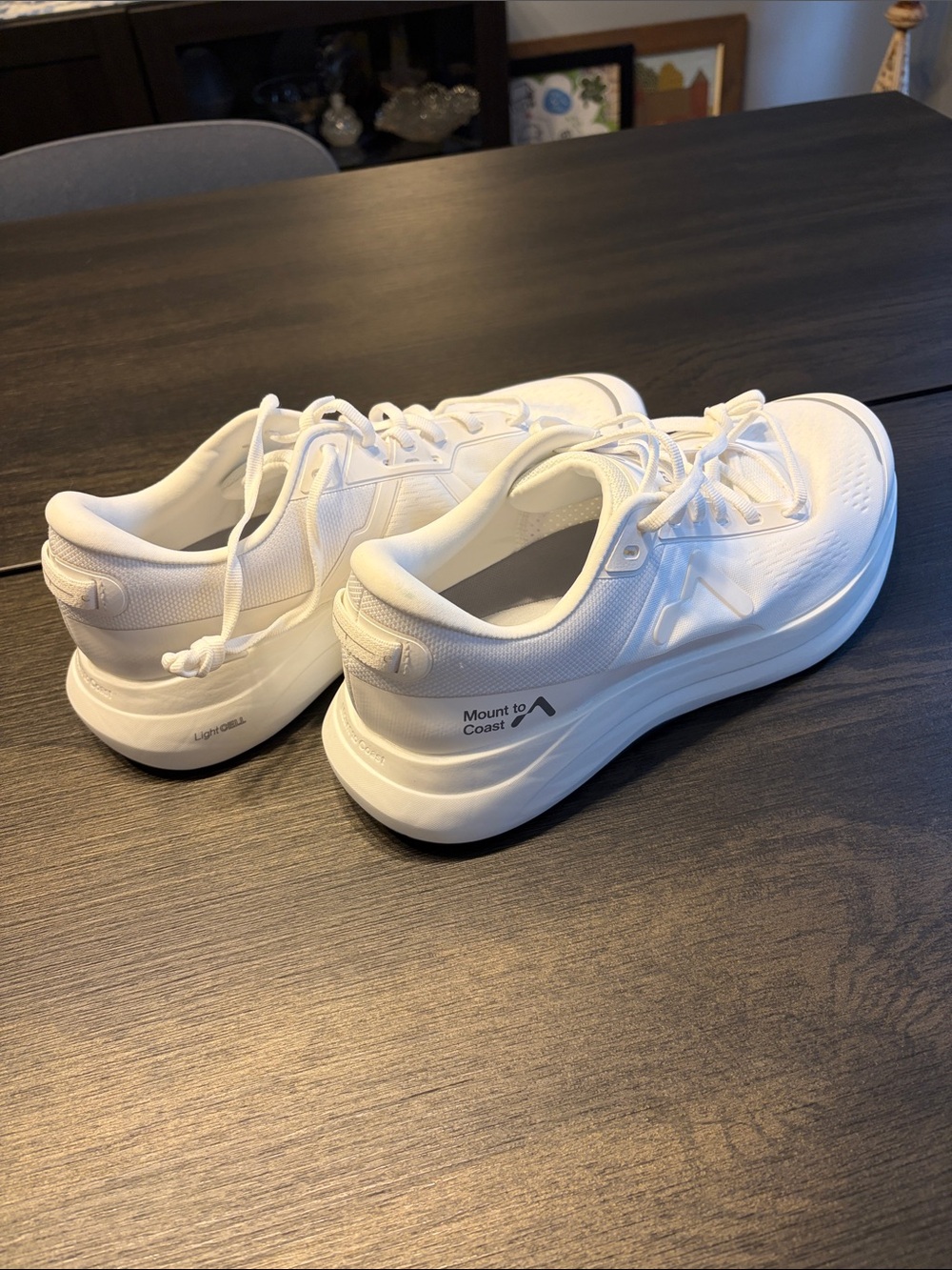Mount to Coast R1 Ultra Marathon Running Shoes All White Women's Size 11